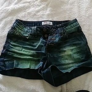 Tie dye shorts
